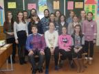 Дружественная встреча девушек из кружка «Волонтер» ЦДОДиМ г.Каменца и учащихся старших классов Пелищенской средней школы (8 декабря 2016 года).